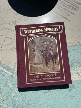 Vintage 1987 Emily Bronte Wuthering Heights Hardcover Illustrated Copy